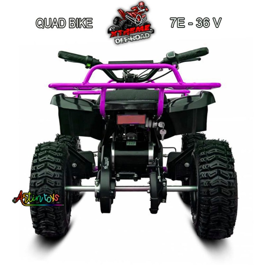 36 V 1000 W Kids Electric Atv Quad Pink (7E) | Artin Toys Clearance