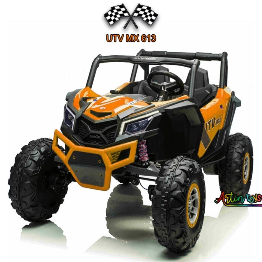 24 V 4Wd 600 W Beach Buggy Utv Mx 613 Orange | Artin Toys Clearance