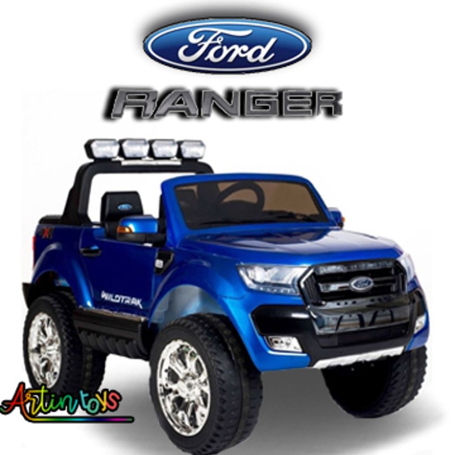 24 V Licensed Ford Ranger 2Wd Ride On Toy Car Blue | Artin Toys Clearance