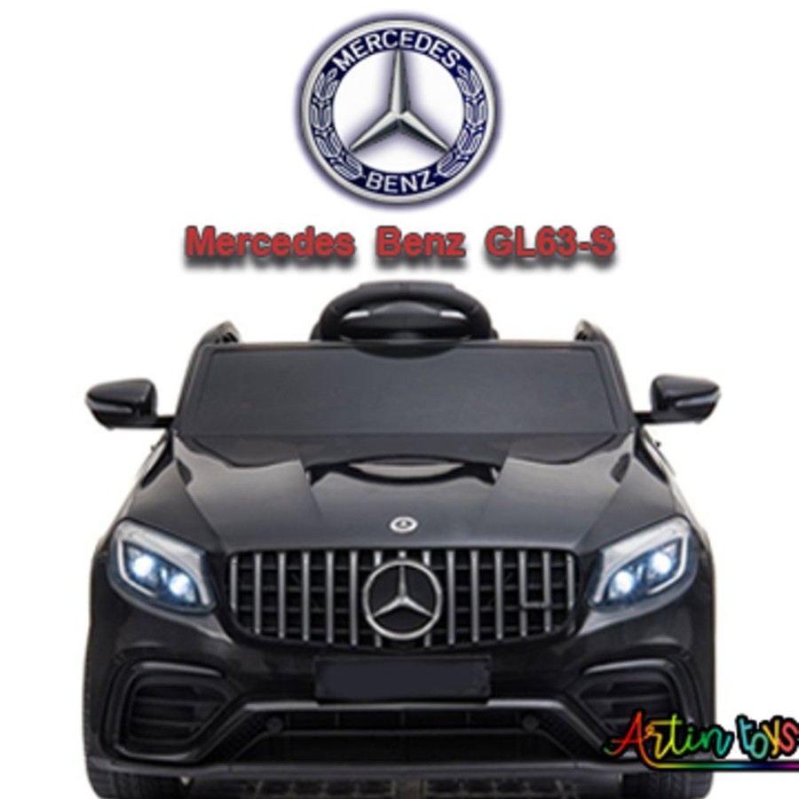 12 V Licensed Mercedes Gl63-S Kids Electric Car Black | Artin Toys New