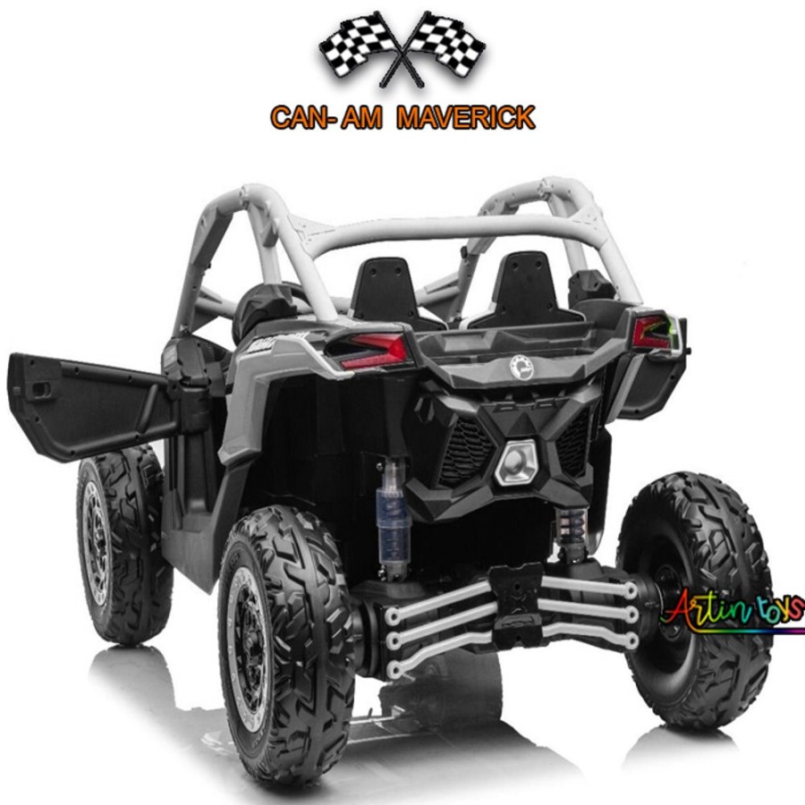 24 V 800 W Beach Buggy Maverick Can-Am White | Artin Toys Best