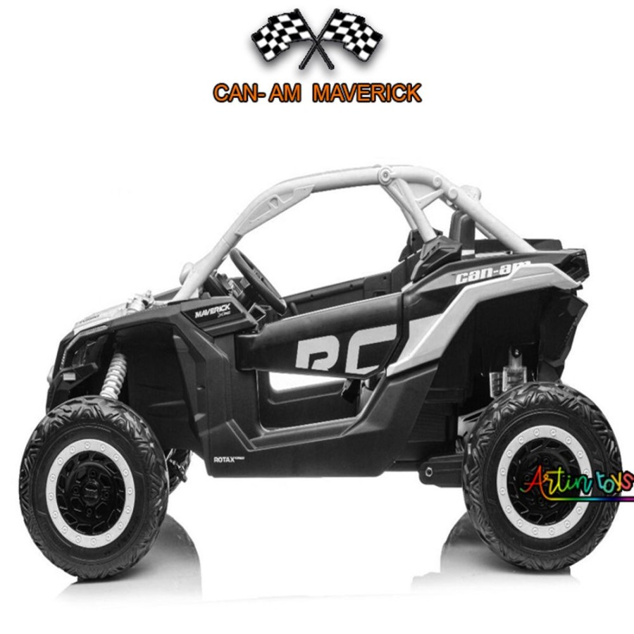 24 V 800 W Beach Buggy Maverick Can-Am White | Artin Toys Best