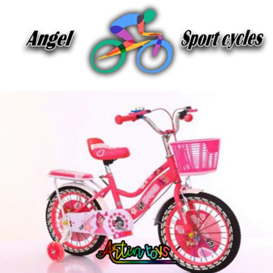 Angel Sport Cycles 12" Kids Cycles In 3 Colours Cy-022 | Artin Toys Wholesale