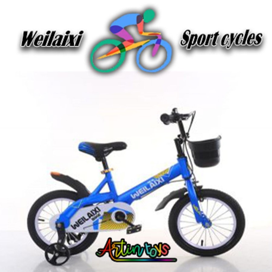 Weilaixi Cycles For Children 14", 16", In 3 Colours Cy-012 | Artin Toys Clearance