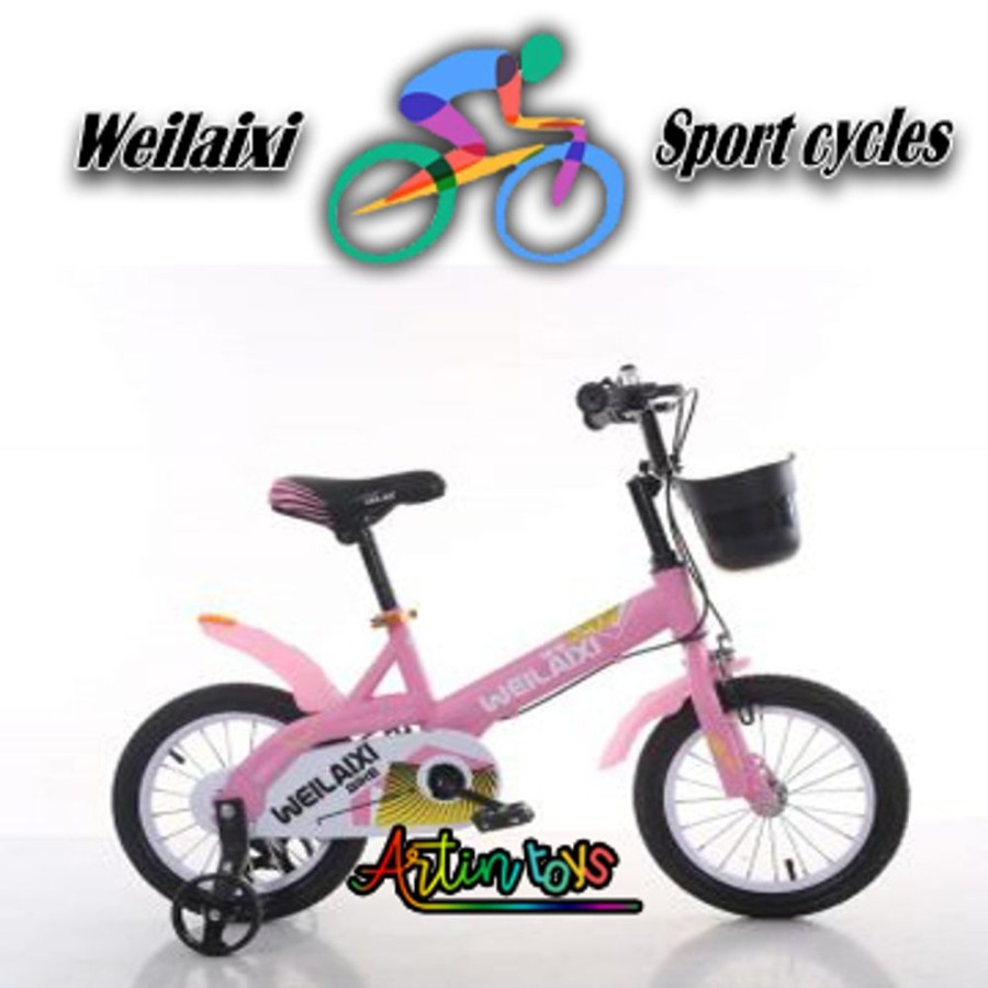 Weilaixi Cycles For Children 14", 16", In 3 Colours Cy-012 | Artin Toys Clearance