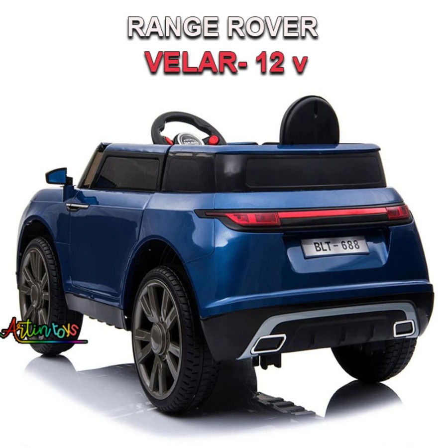 12 V Range Rover Velar Kids Ride On Car Navy Blue | Artin Toys Clearance