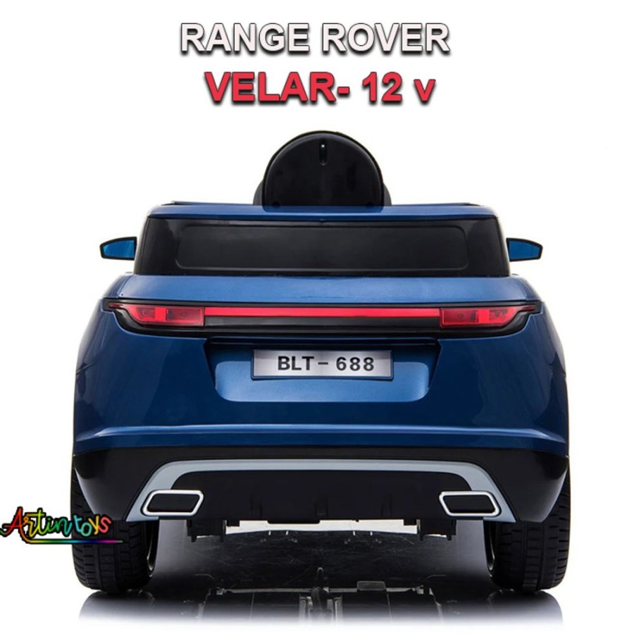 12 V Range Rover Velar Kids Ride On Car Navy Blue | Artin Toys Clearance