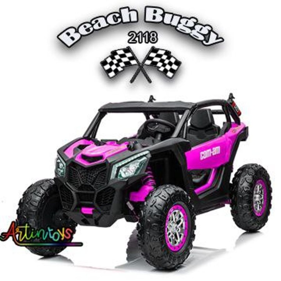 24 V 800 W Beach Buggy Can-Am 2118 Pink | Artin Toys Hot