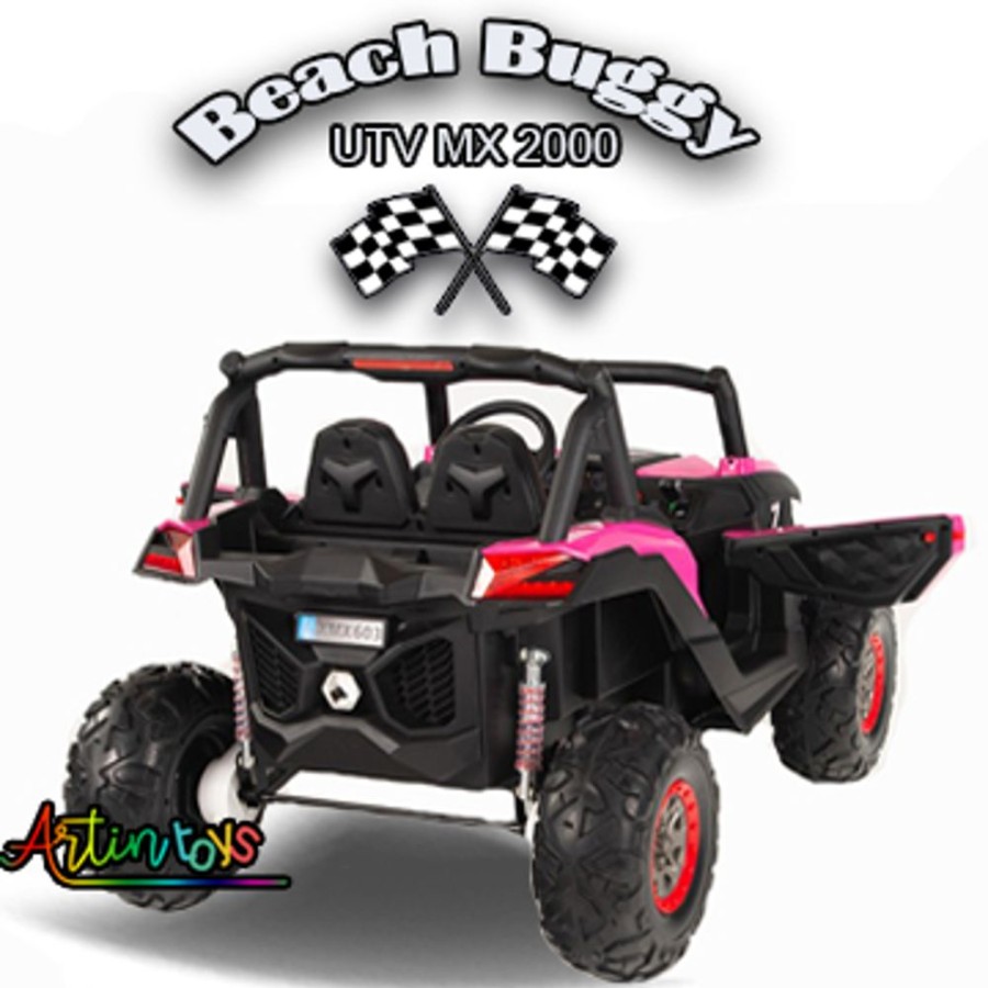 24 V 400 W Beach Buggy Utv Mx Kids Ride On Car Pink | Artin Toys New