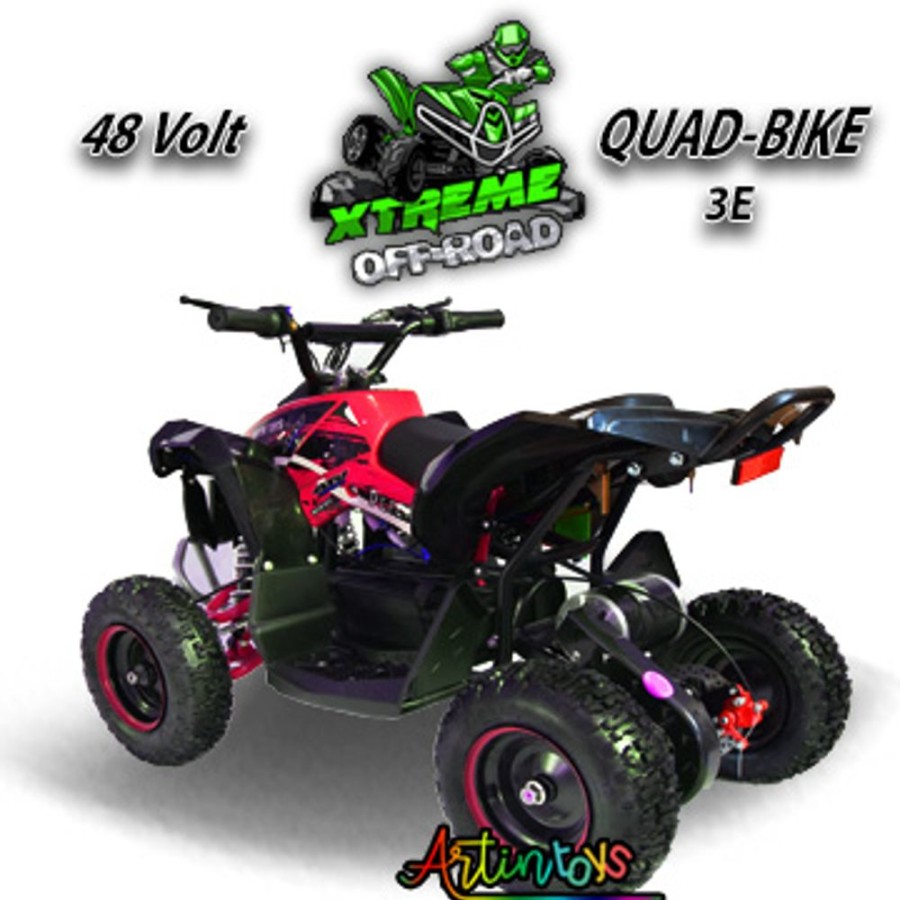 48 V 1000 W Quad Bike Kids Ride On Atv Red | Artin Toys Wholesale