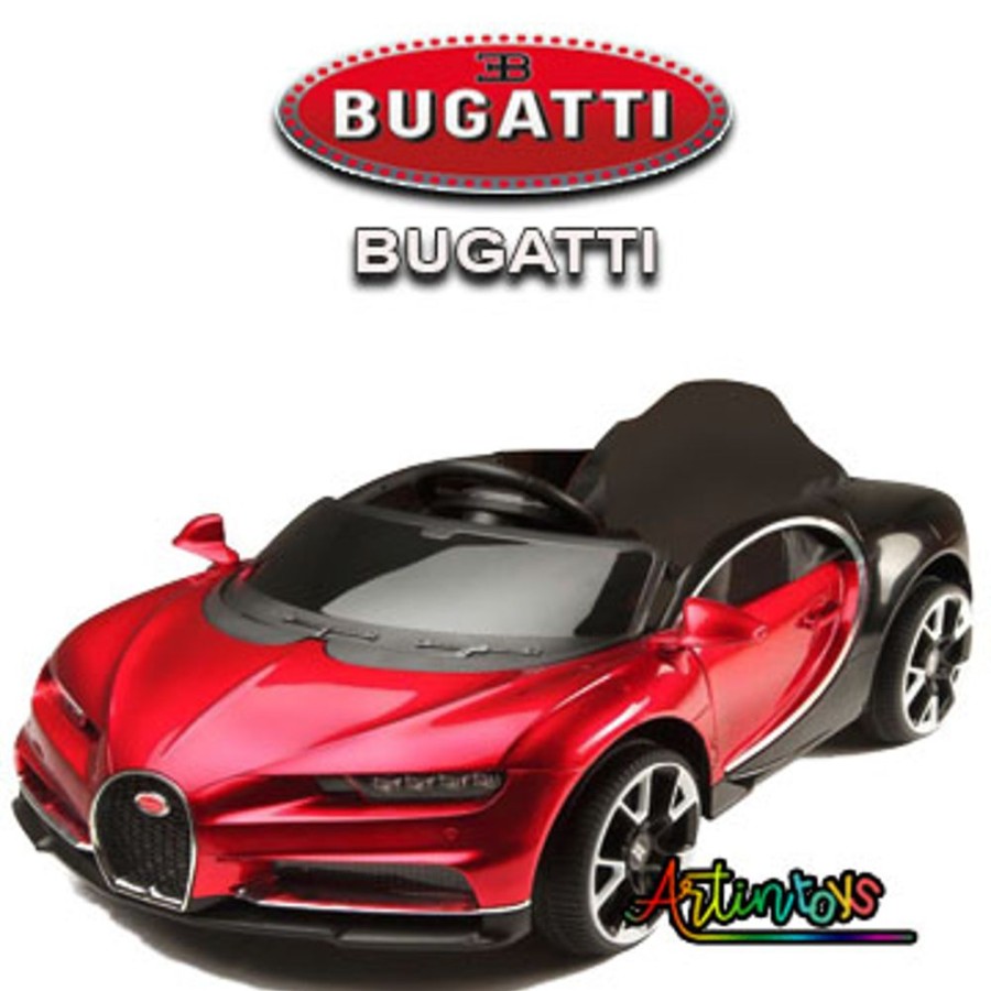 12 V Bugatti Kids Electric Ride On Car Red | Artin Toys Hot