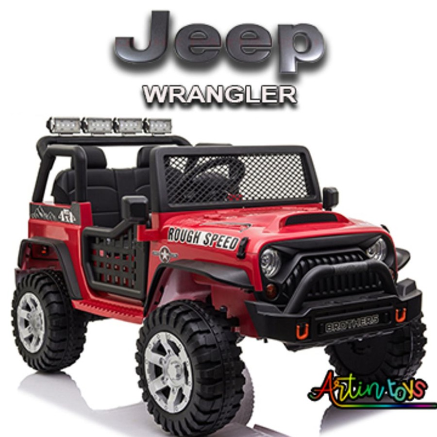 400 W 24 V Jeep Wrangler Xb-2188 Kids Car Red | Artin Toys Best