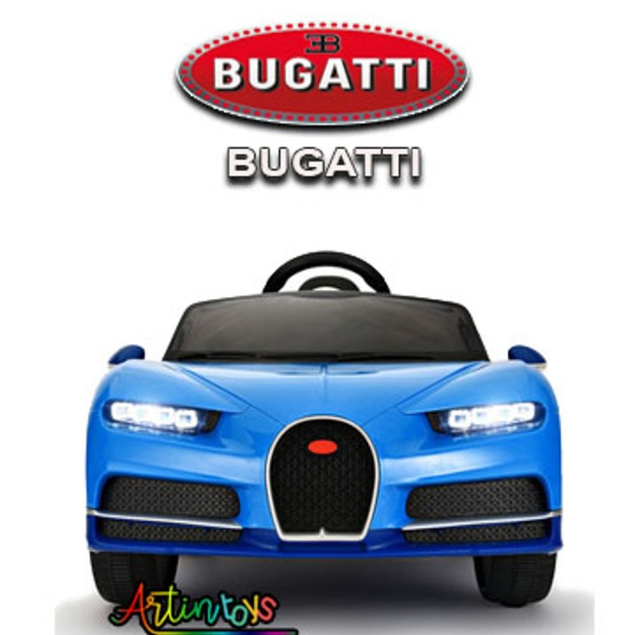 12 V Bugatti Kids Electric Ride On Car Blue | Artin Toys Hot