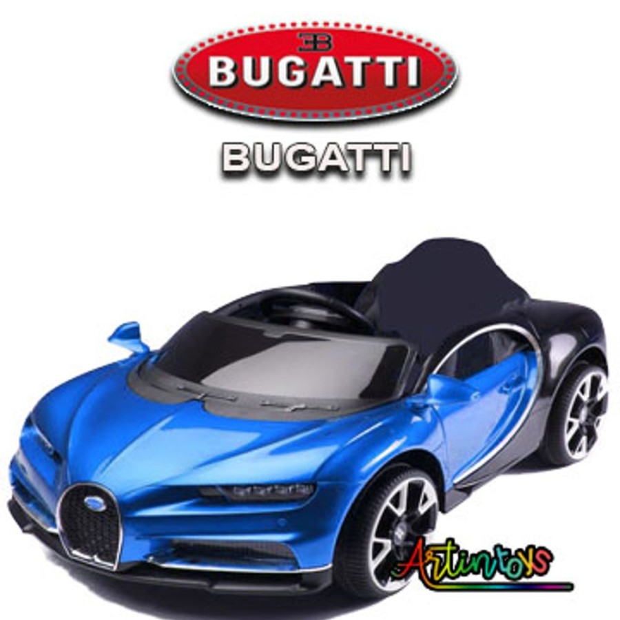 12 V Bugatti Kids Electric Ride On Car Blue | Artin Toys Hot