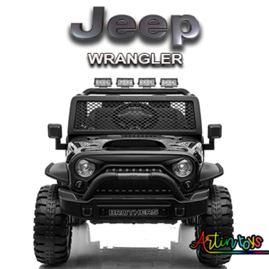 400 W 24 V Jeep Wrangler Xb-2188 Kids Car Black | Artin Toys Best