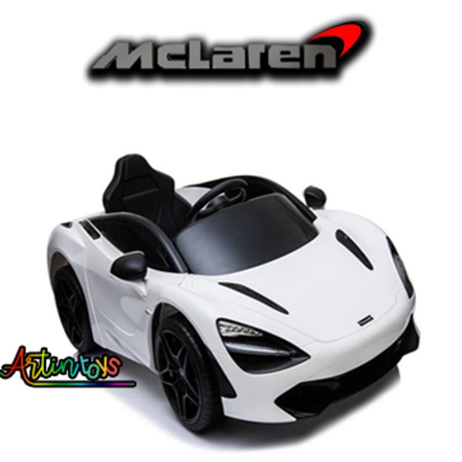 12 V Licensed Mclaren Kids Ride On Toy Car White | Artin Toys Hot