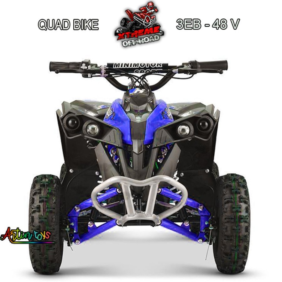 48 V 1060 W Mega Atv Race-X Quad Bike Blue | Artin Toys Clearance