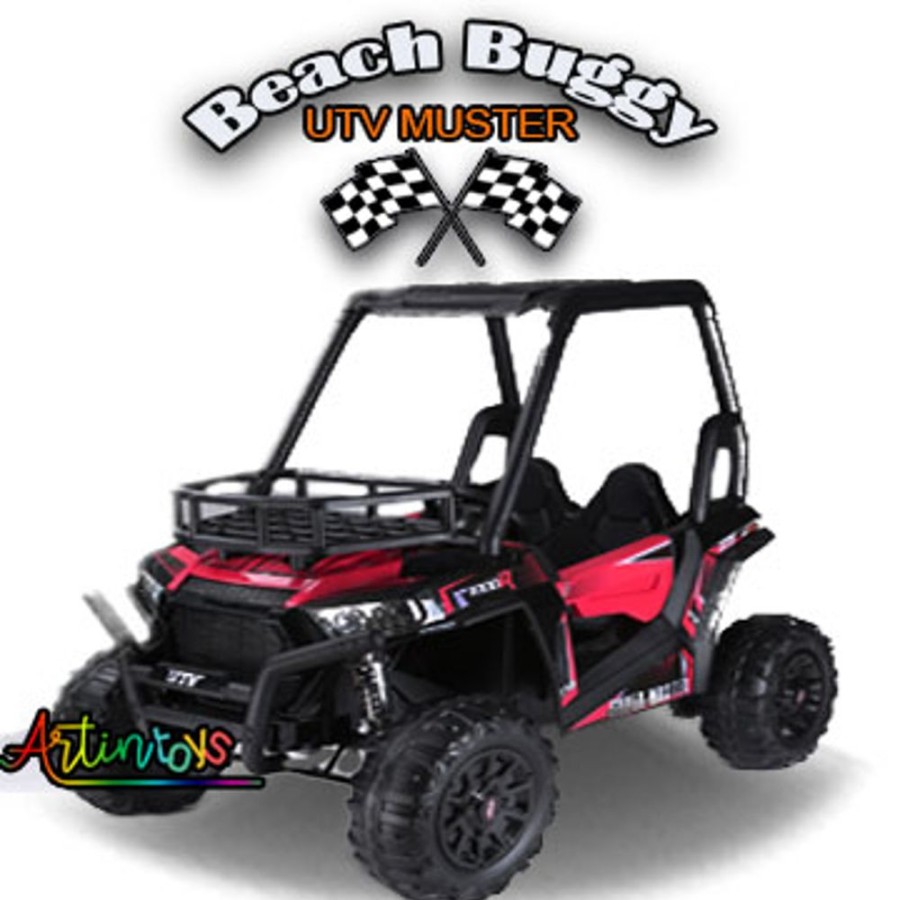 400 W 24 V Beach Buggy Muster Ride On Car Red | Artin Toys Best