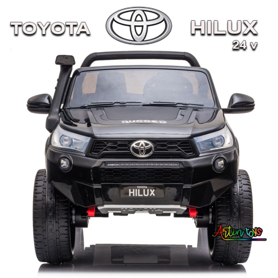 24 V 480 W Toyota Hilux Ride On Car Black | Artin Toys New