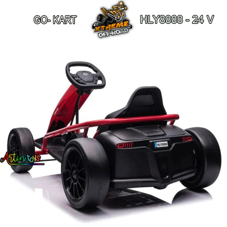 24 V Electric Powered Drift Go-Kart Red | Artin Toys New