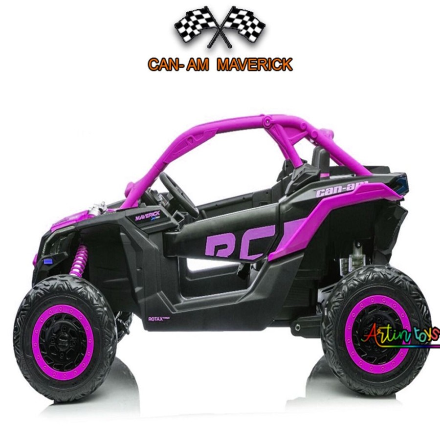 24 V 800 W Beach Buggy Maverick Can-Am Pink | Artin Toys Best