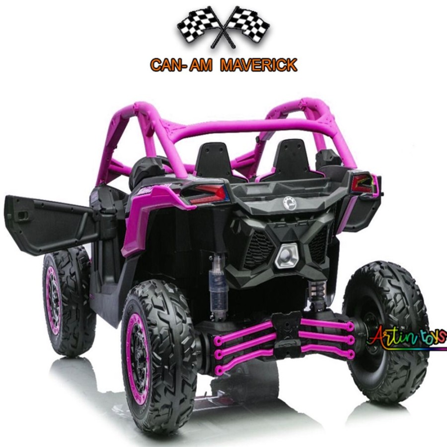 24 V 800 W Beach Buggy Maverick Can-Am Pink | Artin Toys Best