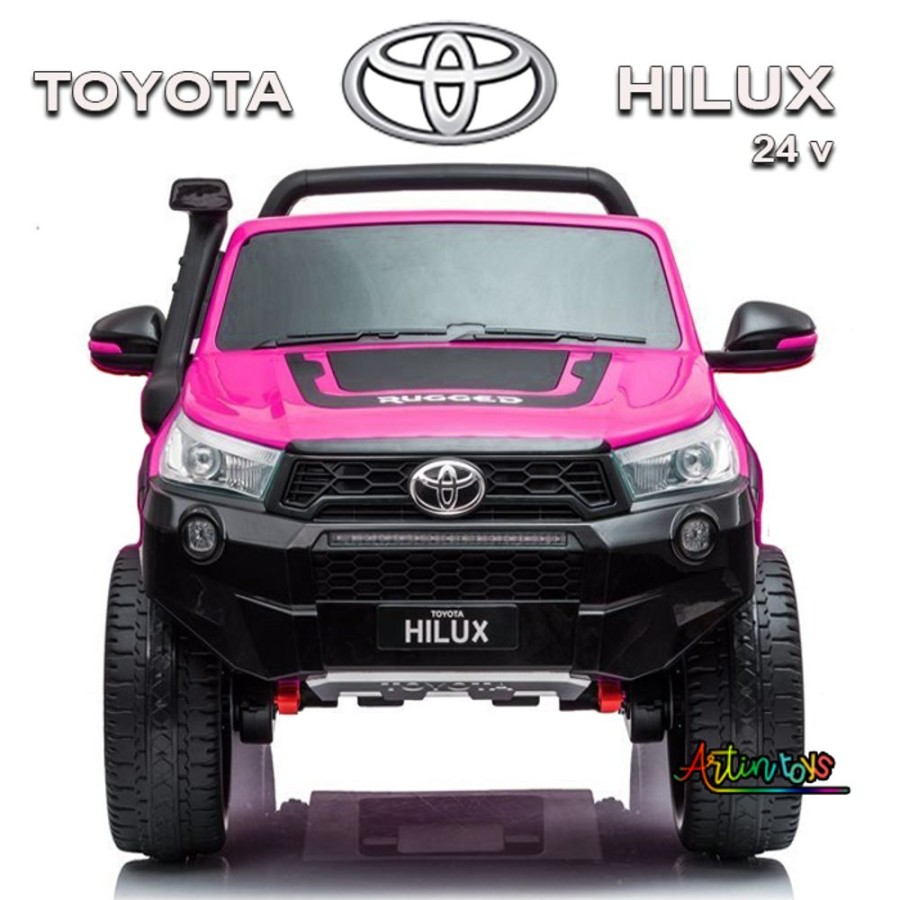 24 V 480 W Toyota Hilux Ride On Car Pink | Artin Toys Hot