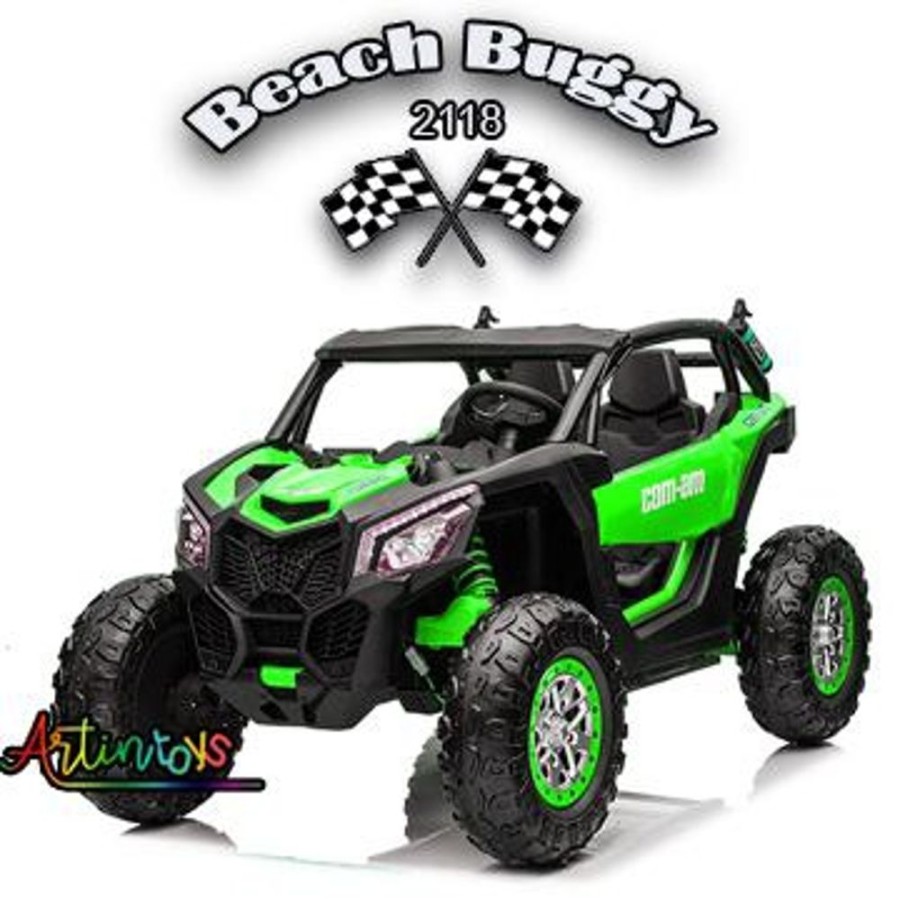 24 V 800 W Beach Buggy Can-Am 2118 Green | Artin Toys Online