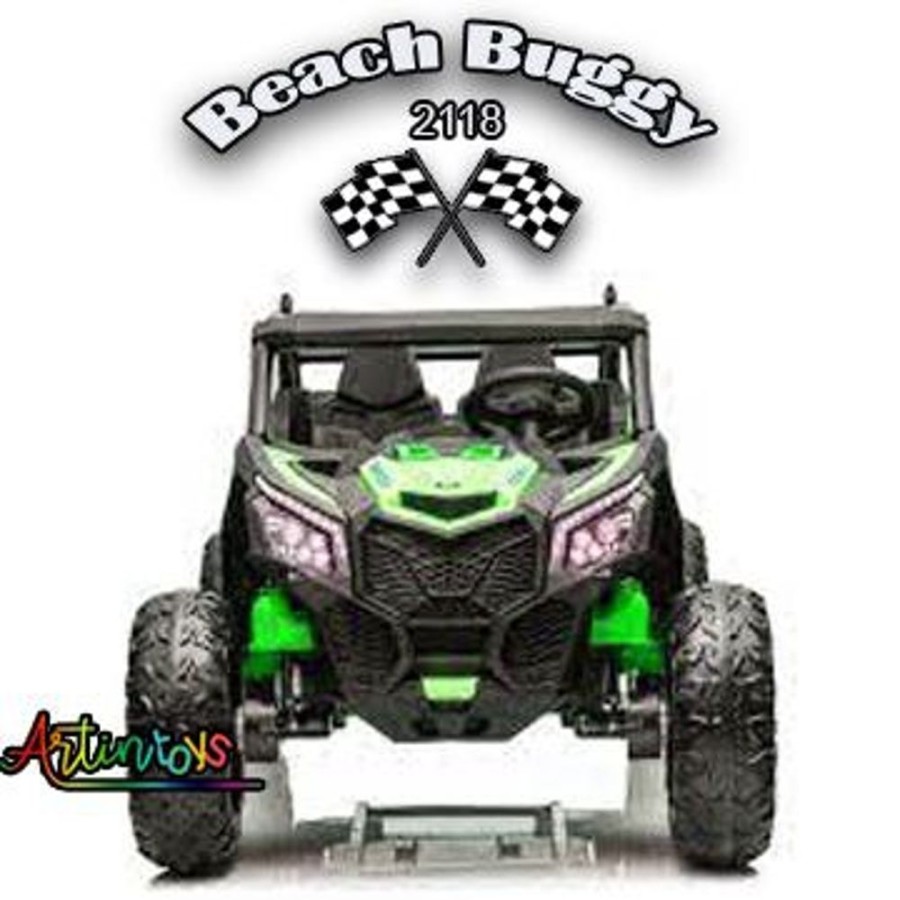 24 V 800 W Beach Buggy Can-Am 2118 Green | Artin Toys Online