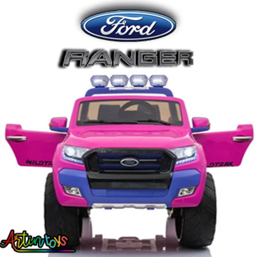 24 V Licensed Ford Ranger Wildtrak 4Wd Pink | Artin Toys New