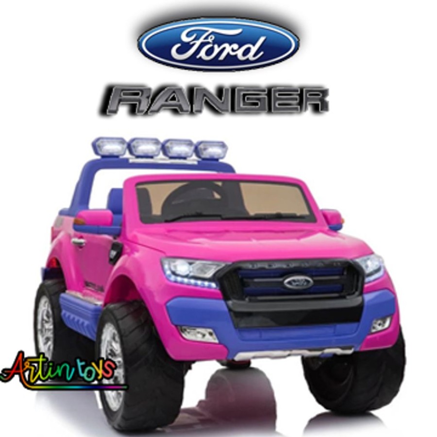 24 V Licensed Ford Ranger Wildtrak 4Wd Pink | Artin Toys New