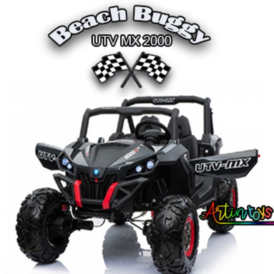 24 V 400 W Beach Buggy Utv Mx Kids Electric Car Black | Artin Toys New