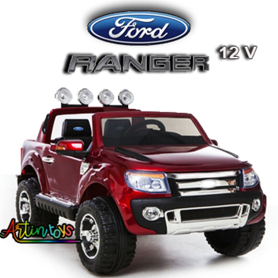 12 V Ford Ranger Kids Electric Ride On Car Red | Artin Toys Online